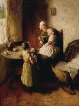 Mother's Little Helper-Bernard de Hoog-Framed Premier Image Canvas
