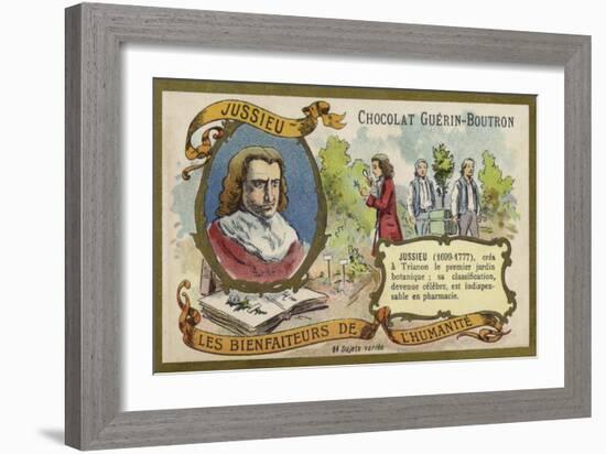 Bernard De Jussieu, French Naturalist-null-Framed Giclee Print