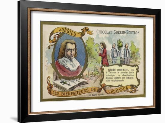 Bernard De Jussieu, French Naturalist-null-Framed Giclee Print