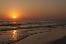 Sunset across Quiet Surf, Crescent Beach, Sarasota, Florida, USA-Bernard Friel-Photographic Print