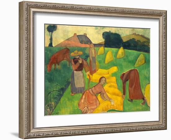 Bernard: Harvest, 1889-Emile Bernard-Framed Giclee Print