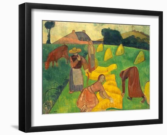 Bernard: Harvest, 1889-Emile Bernard-Framed Giclee Print