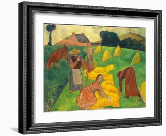 Bernard: Harvest, 1889-Emile Bernard-Framed Giclee Print