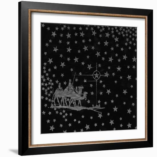 Bernard Levine Sample Book Collection, Wrap Brand Christmas Wrappings-null-Framed Art Print