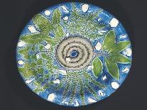 Plate with Embossed Naturalistic Decorations and Polychrome Enamel-Bernard Palissy-Giclee Print