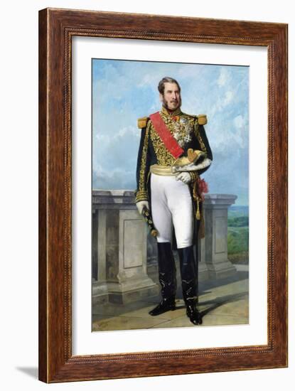 Bernard Pierre Magnan (1791 - 1865), Marshal of France, 1853 (Oil on Canvas)-Charles-Philippe Lariviere-Framed Giclee Print