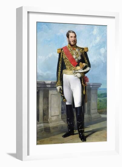 Bernard Pierre Magnan (1791 - 1865), Marshal of France, 1853 (Oil on Canvas)-Charles-Philippe Lariviere-Framed Giclee Print