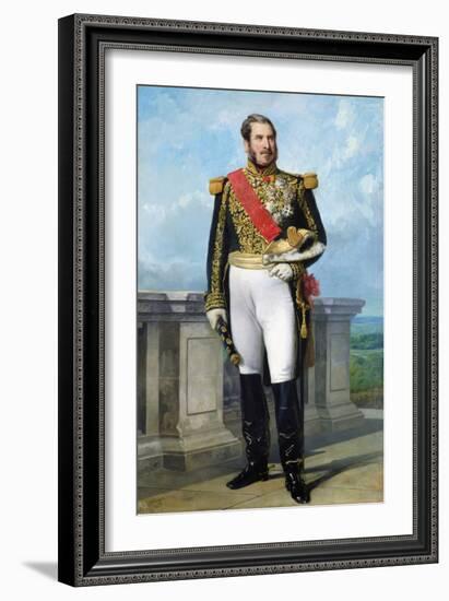 Bernard Pierre Magnan (1791 - 1865), Marshal of France, 1853 (Oil on Canvas)-Charles-Philippe Lariviere-Framed Giclee Print
