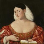 Female Portrait-Bernardino Licinio-Mounted Giclee Print