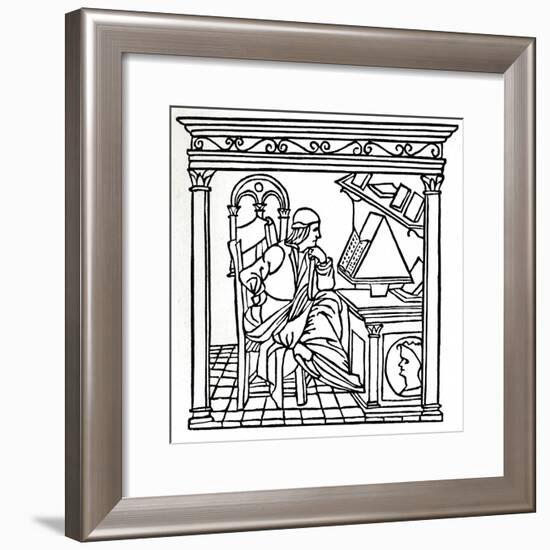 Bernardo Bellincioni (1452-1492), Italian Poet, 1493, (1917)-null-Framed Giclee Print