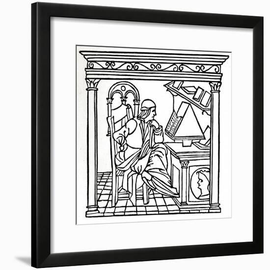 Bernardo Bellincioni (1452-1492), Italian Poet, 1493, (1917)-null-Framed Giclee Print