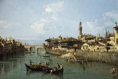 Bernardo Bellotto (1721-1780). The River Arno in Florence, 1742-Bernardo Bellotto-Giclee Print
