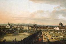View of the Neumarkt in Dresden from the Jüdenhofe, 1749-Bernardo Bellotto-Giclee Print