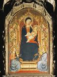 The Coronation of the Virgin with Angels and Saints, C.1340-5-Bernardo Daddi-Framed Giclee Print