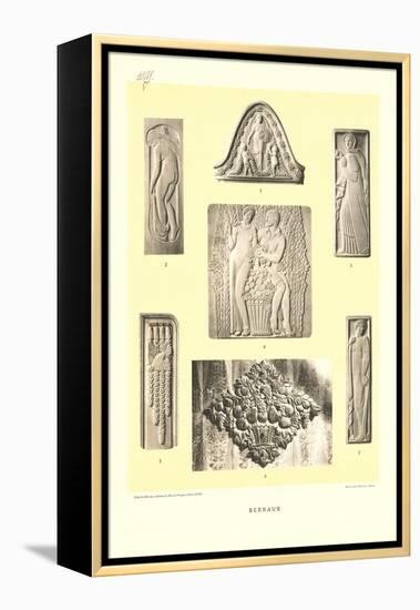 Bernaux Bas Reliefs-null-Framed Stretched Canvas