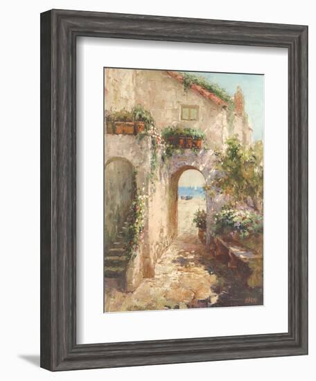 Bernazza Arch-Fabio-Framed Art Print