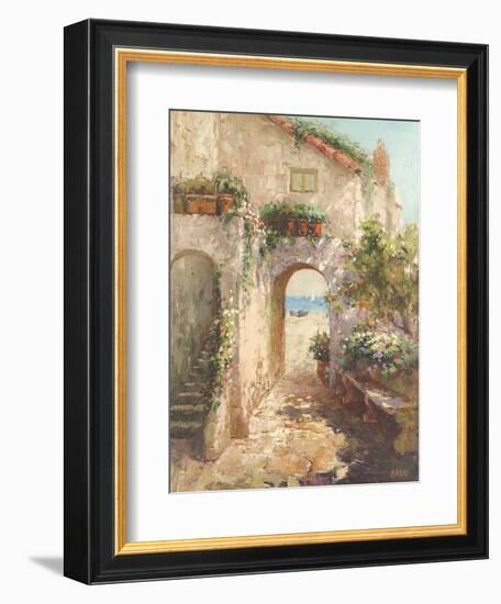 Bernazza Arch-Fabio-Framed Art Print