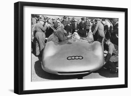 Bernd Rosemeyer and Ferdinand Porsche with Auto Union, C1937-C1938-null-Framed Photographic Print