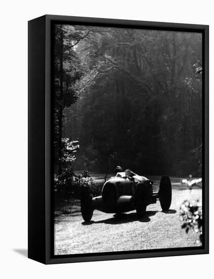 Bernd Rosemeyer Driving an Auto Union, Donington Grand Prix, 1937-null-Framed Premier Image Canvas