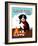 Bernese Mountain Dog - Love You S'More-Ginger Oliphant-Framed Art Print