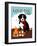 Bernese Mountain Dog - Love You S'More-Ginger Oliphant-Framed Art Print