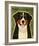 Bernese Mountain Dog-John Golden-Framed Giclee Print