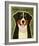 Bernese Mountain Dog-John Golden-Framed Giclee Print