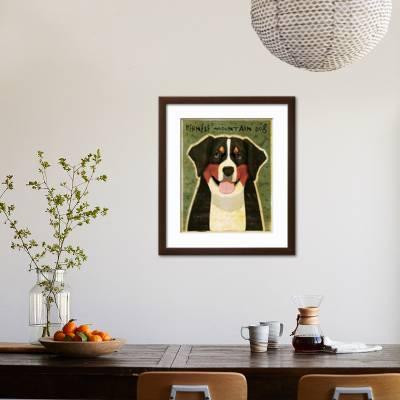 Bernese Mountain Dog Giclee Print By John Golden Art Com