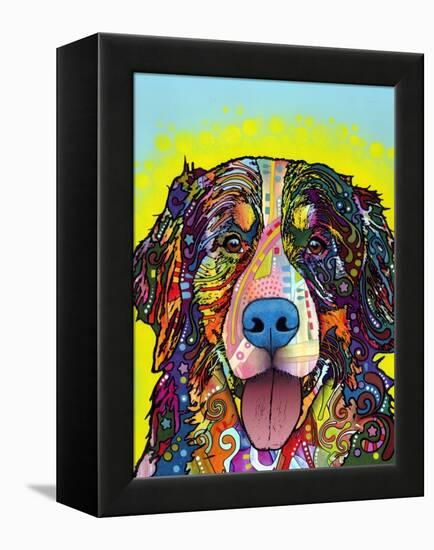 Bernese Mountain Dog-Dean Russo-Framed Premier Image Canvas