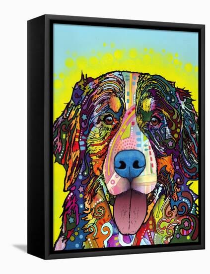 Bernese Mountain Dog-Dean Russo-Framed Premier Image Canvas