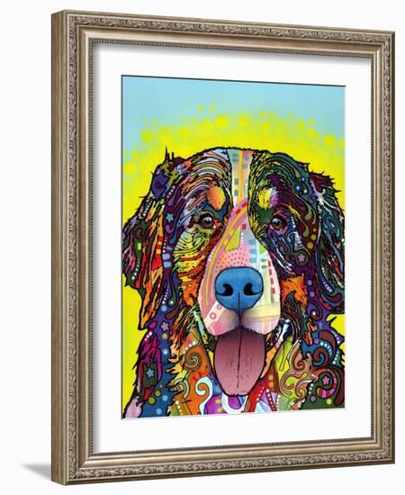 Bernese Mountain Dog-Dean Russo-Framed Giclee Print