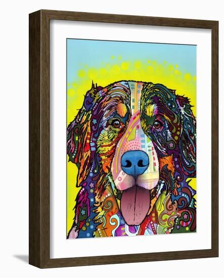 Bernese Mountain Dog-Dean Russo-Framed Giclee Print