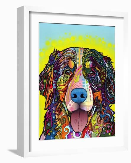 Bernese Mountain Dog-Dean Russo-Framed Giclee Print