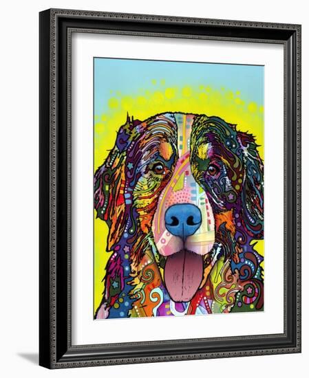 Bernese Mountain Dog-Dean Russo-Framed Giclee Print