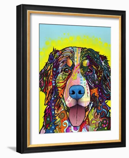 Bernese Mountain Dog-Dean Russo-Framed Giclee Print