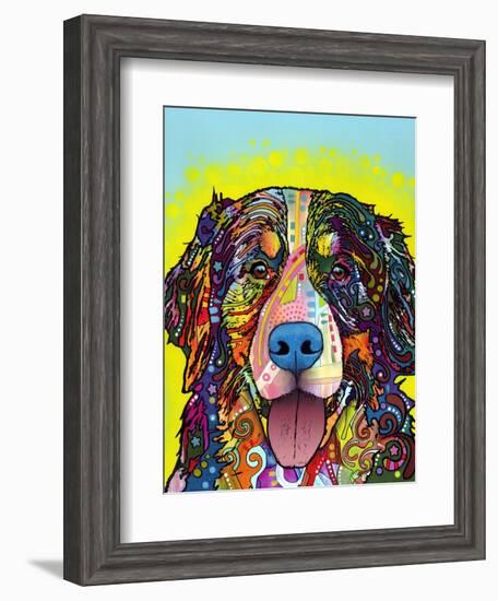 Bernese Mountain Dog-Dean Russo-Framed Giclee Print