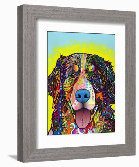 Bernese Mountain Dog-Dean Russo-Framed Giclee Print