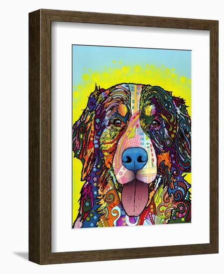 Bernese Mountain Dog-Dean Russo-Framed Giclee Print