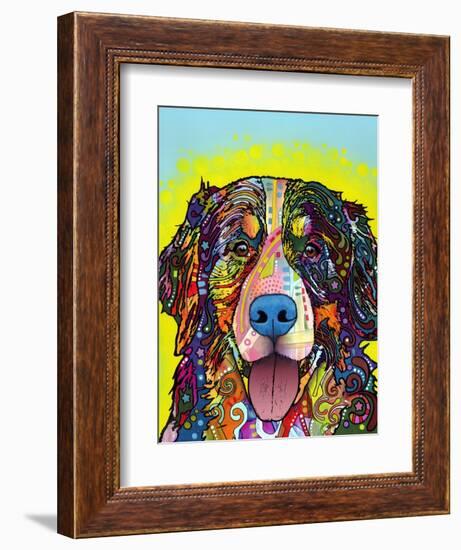 Bernese Mountain Dog-Dean Russo-Framed Giclee Print