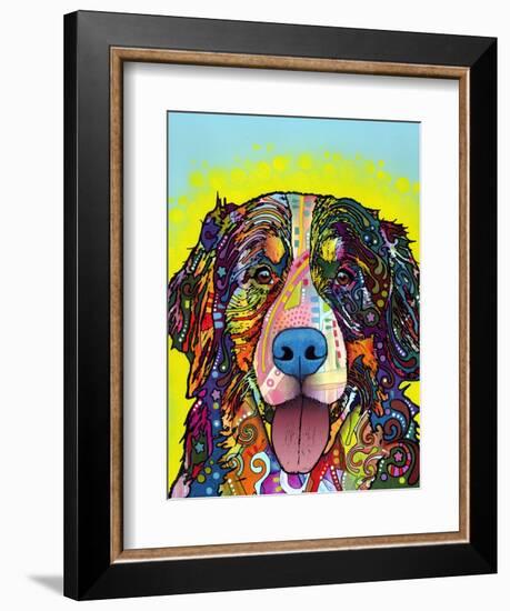 Bernese Mountain Dog-Dean Russo-Framed Giclee Print