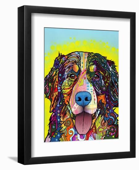 Bernese Mountain Dog-Dean Russo-Framed Giclee Print