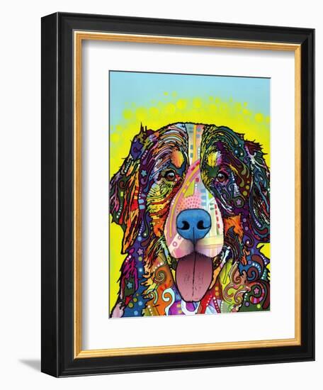 Bernese Mountain Dog-Dean Russo-Framed Giclee Print