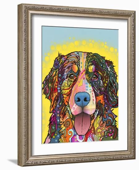 Bernese Mountain Dog-Dean Russo-Framed Giclee Print