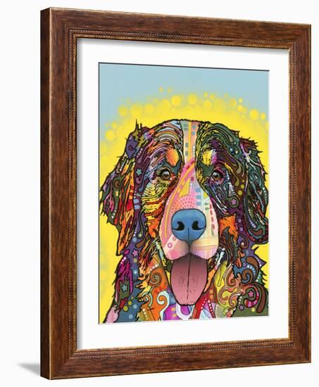 Bernese Mountain Dog-Dean Russo-Framed Giclee Print