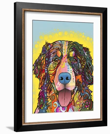 Bernese Mountain Dog-Dean Russo-Framed Giclee Print