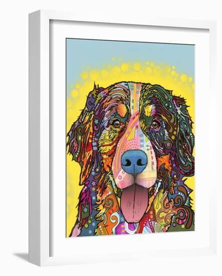 Bernese Mountain Dog-Dean Russo-Framed Giclee Print