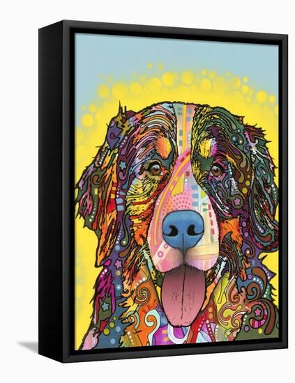 Bernese Mountain Dog-Dean Russo-Framed Premier Image Canvas