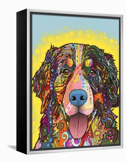 Bernese Mountain Dog-Dean Russo-Framed Premier Image Canvas