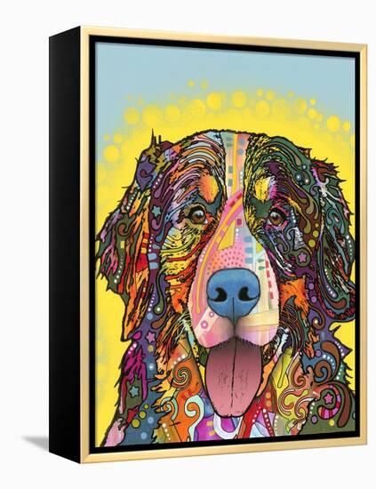 Bernese Mountain Dog-Dean Russo-Framed Premier Image Canvas