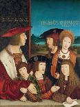 Portrait of Emperor Maximilian I with His Family, 1516-1520-Bernhard Strigel-Giclee Print